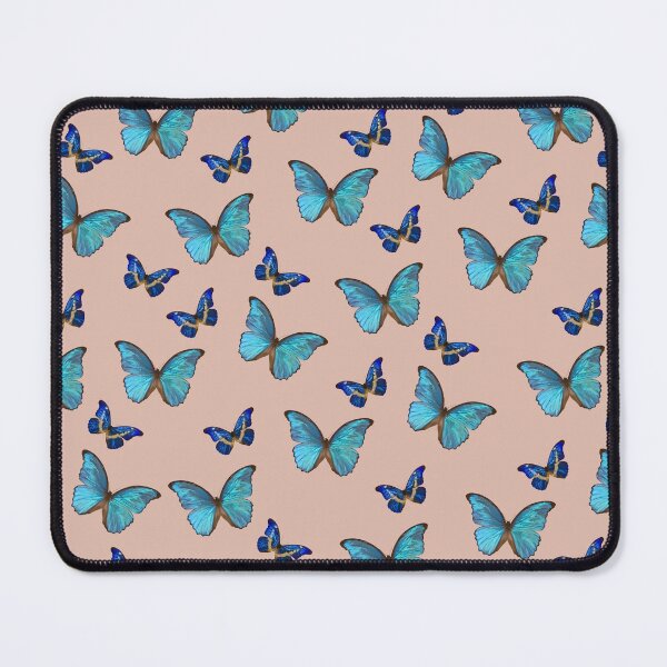 Item preview, Blue Pale Terracotta Butterfly Glam #1 #pattern #decor #art designed and sold by Anita's & Bella's Art.