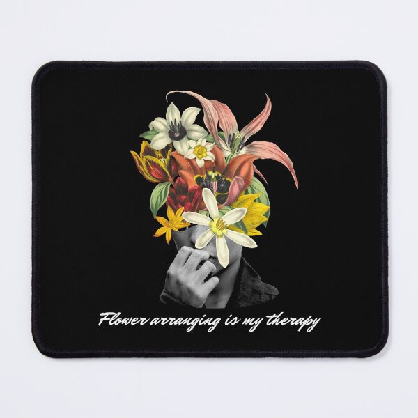 Item preview, Flower arranging is my therapy designed and sold by Cattigal.