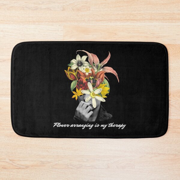 Item preview, Flower arranging is my therapy designed and sold by Cattigal.