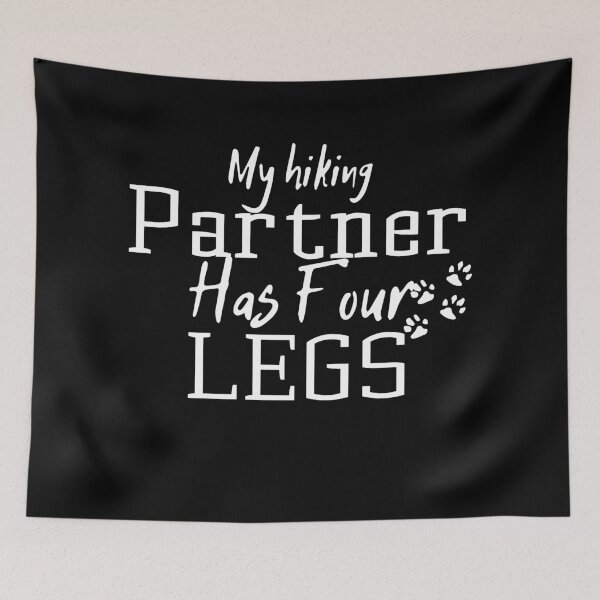 Item preview, Copy of My hiking partner has four legs for hiker and dog lover designed and sold by Castore design.