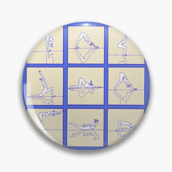 Item preview, 9 Yoga Poses in Frame designed and sold by Arkneer.