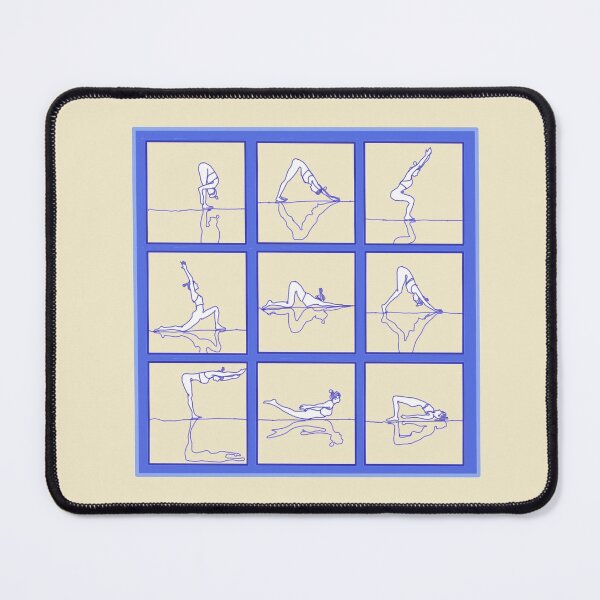 Item preview, 9 Yoga Poses in Frame designed and sold by Arkneer.