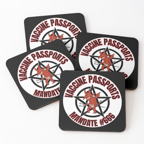 Item preview, Vaccine Passport Mandate #666 Pentagram designed and sold by RGRamsey.