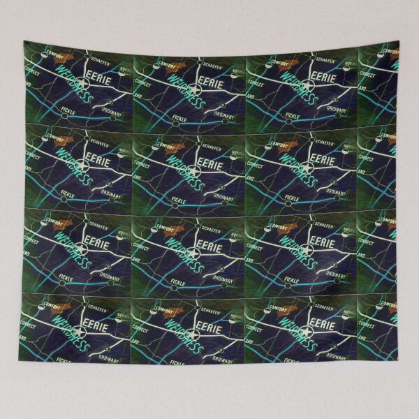 Item preview, Eerie Indiana map in negative designed and sold by froodle.