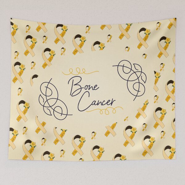 Item preview, Bone Cancer Awareness, Bone Cancer Ribbon Pattern designed and sold by AnsDesigns.