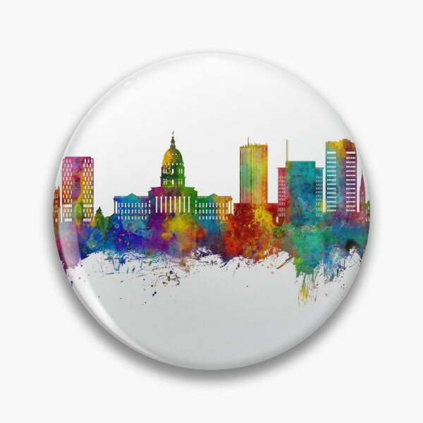 Item preview, Topeka Wyoming Skyline designed and sold by ArtPrints.