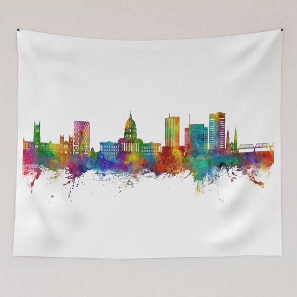 Item preview, Topeka Wyoming Skyline designed and sold by ArtPrints.