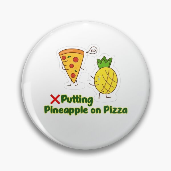 Item preview,  Stop putting pineapple on pizza designed and sold by Designhub14.