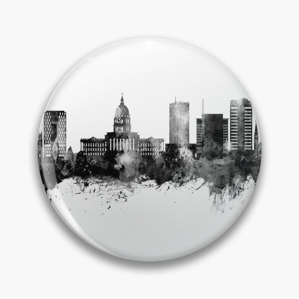 Item preview, Topeka Wyoming Skyline designed and sold by ArtPrints.