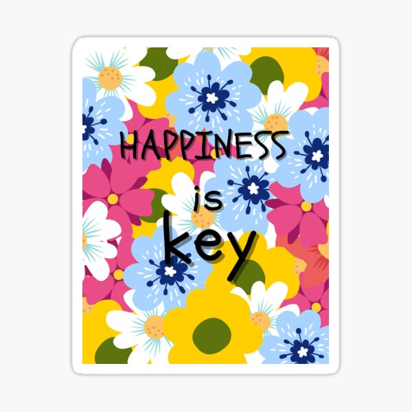 Item preview, Happiness is key designed and sold by Funwithfashion.
