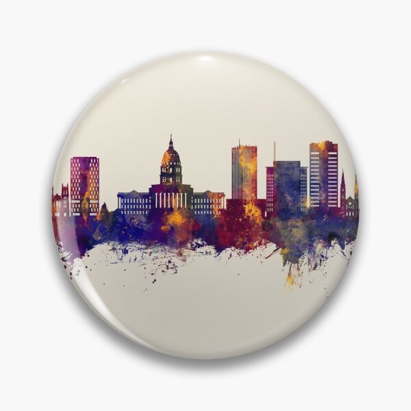 Item preview, Topeka Wyoming Skyline designed and sold by ArtPrints.