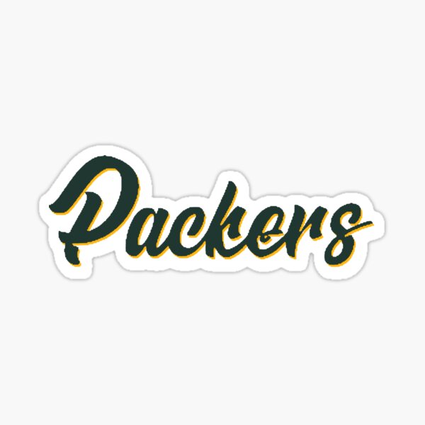 Packers Sticker for Sale by condog313