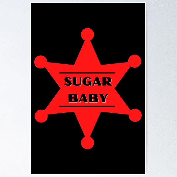 Item preview, Sugar Baby Red badge designed and sold by CaitU.