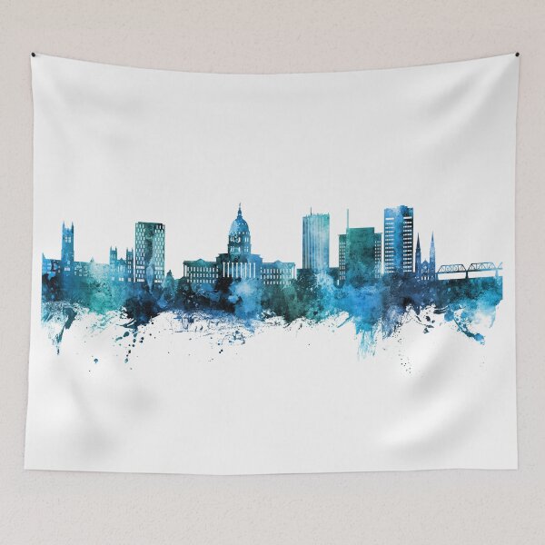 Item preview, Topeka Wyoming Skyline designed and sold by ArtPrints.