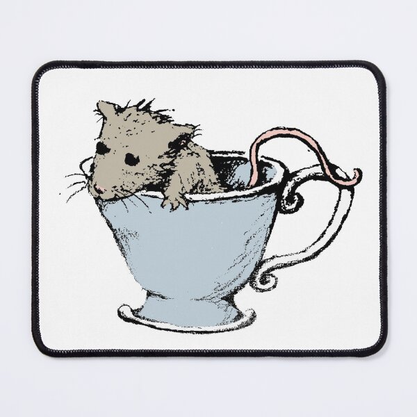 Item preview, teatime mouse designed and sold by WildLifeCeramic.