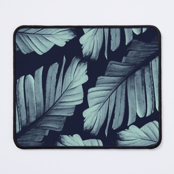Item preview, Navy Blue Banana Leaves Dream #3 #tropical #decor #art  designed and sold by Anita's & Bella's Art.