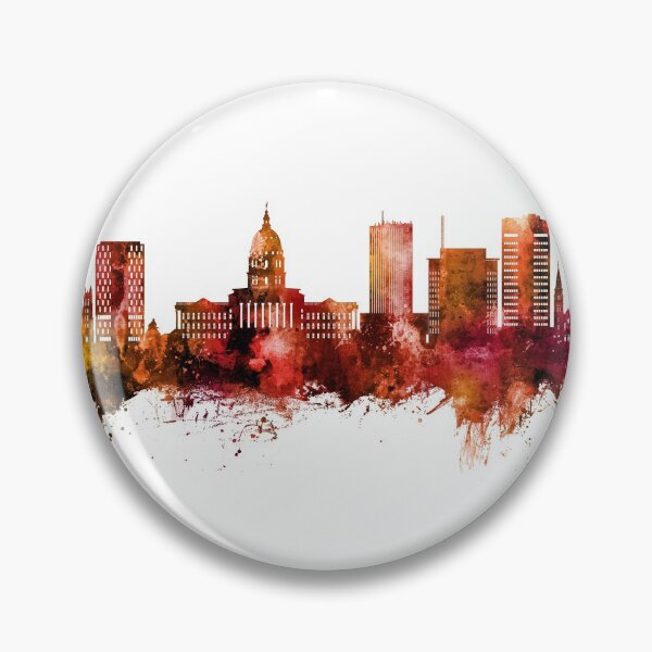 Item preview, Topeka Wyoming Skyline designed and sold by ArtPrints.