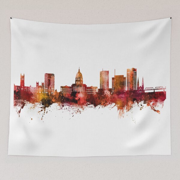Item preview, Topeka Wyoming Skyline designed and sold by ArtPrints.