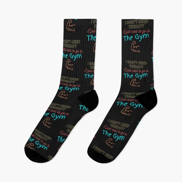 Item preview, I don't need therapy, I just need to go to the GYM, gym lovers, boxers, weight lifters, exercise lovers,  designed and sold by allycat57.