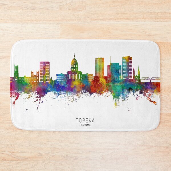 Item preview, Topeka Wyoming Skyline designed and sold by ArtPrints.