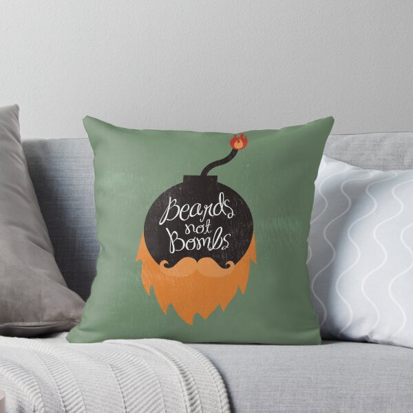 Item preview, Beards not Bombs designed and sold by BeardyGraphics.