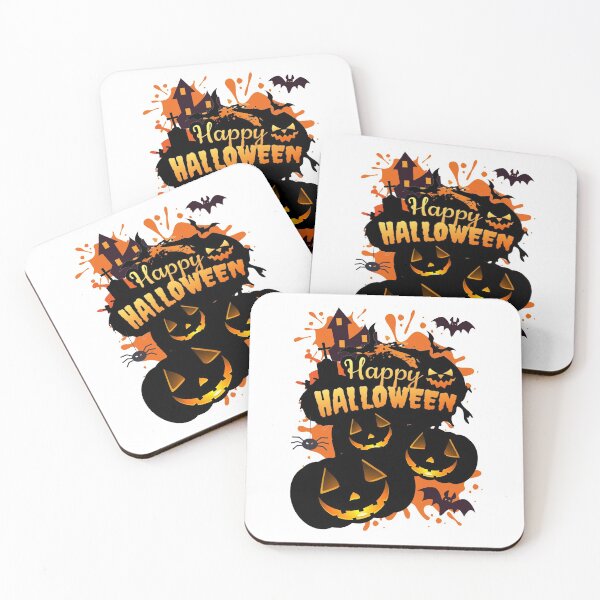 Item preview, Happy Halloween Haunted House and Pumpkin Design designed and sold by FLUMPYFINGERS.