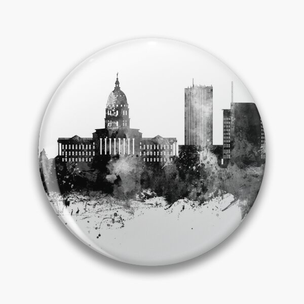 Item preview, Topeka Wyoming Skyline designed and sold by ArtPrints.
