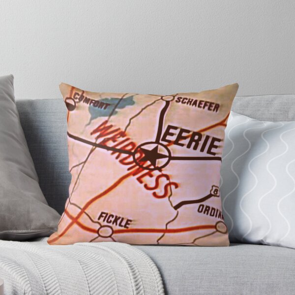 Item preview, Eerie Indiana map in sepia designed and sold by froodle.