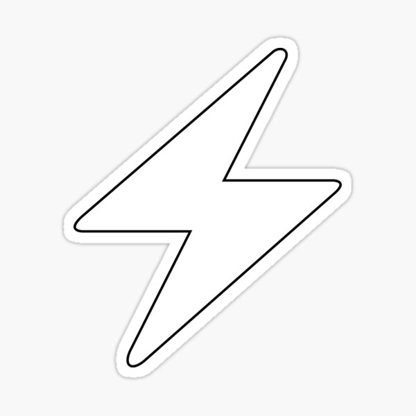 Artikel-Vorschau von Lightning Network (Bitcoin / Nur Blitz / Weiss & Schwarz), designt und verkauft von NautilusMare.