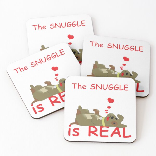Item preview, The Snuggle is Real Dog designed and sold by tomjstone.