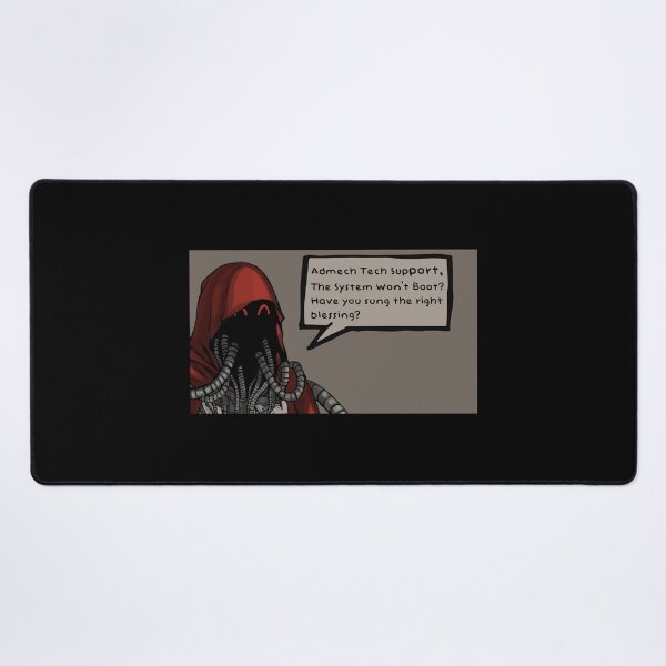 Item preview, Admech Tech Support "Have you sung the right blessing?" designed and sold by ToplineDesigns.