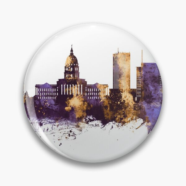 Item preview, Topeka Wyoming Skyline designed and sold by ArtPrints.
