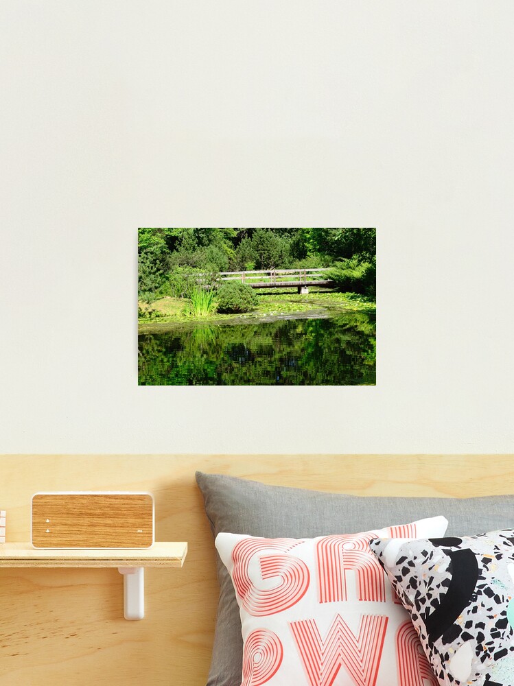 Thumbnail 2 of 3, Photographic Print, Japanese Garden in Summer designed and sold by Mallorn.