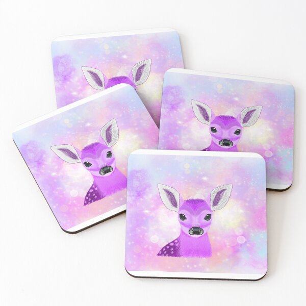 Item preview, Cute Purple Deer designed and sold by ElizStickers.