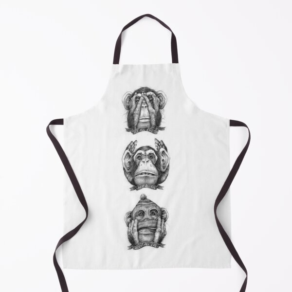 Item preview, the 3 monkeys designed and sold by BRRSHOP.