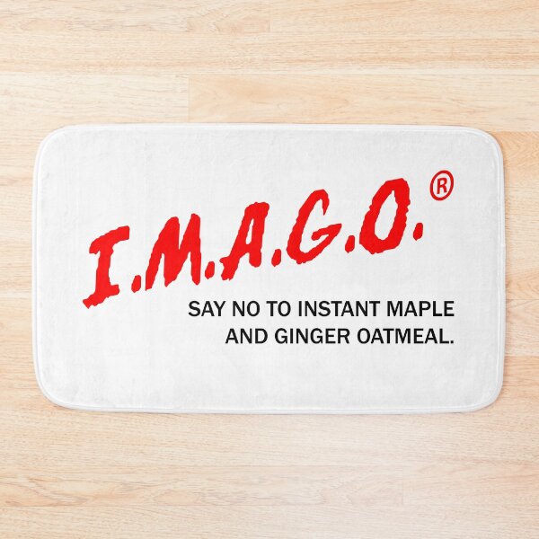 Item preview, Say No to I.M.A.G.O. with black text designed and sold by SporadicMerch.