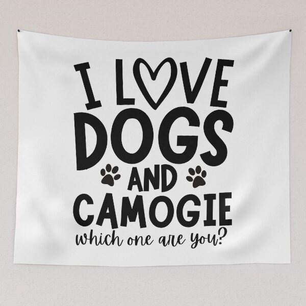 Item preview, I love dogs and camogie. Which one are you? designed and sold by TheGreenGoat.