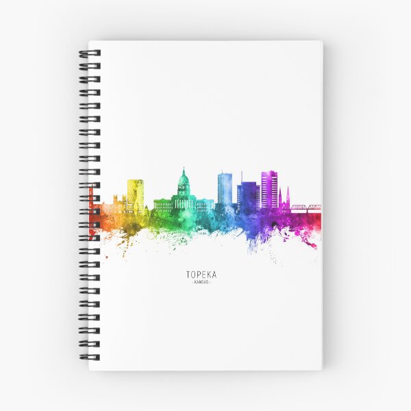 Artikelvorschau, Topeka Wyoming Skyline entworfen und verkauft von ArtPrints.