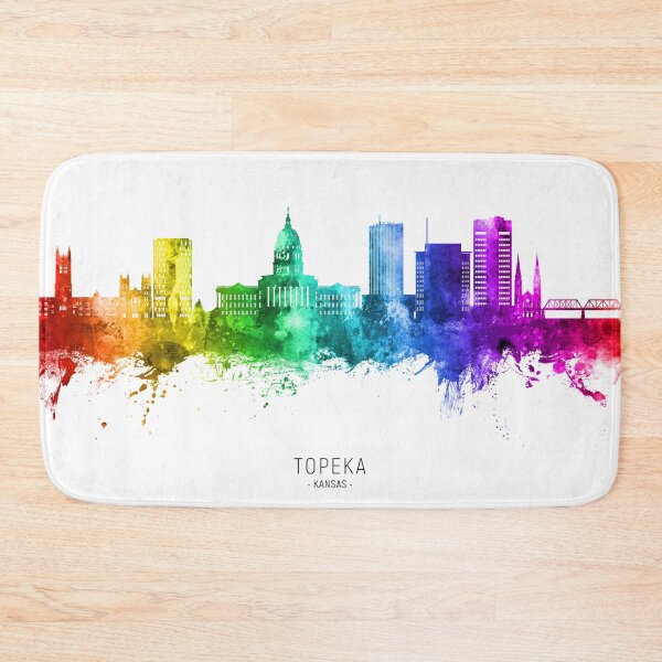 Item preview, Topeka Wyoming Skyline designed and sold by ArtPrints.