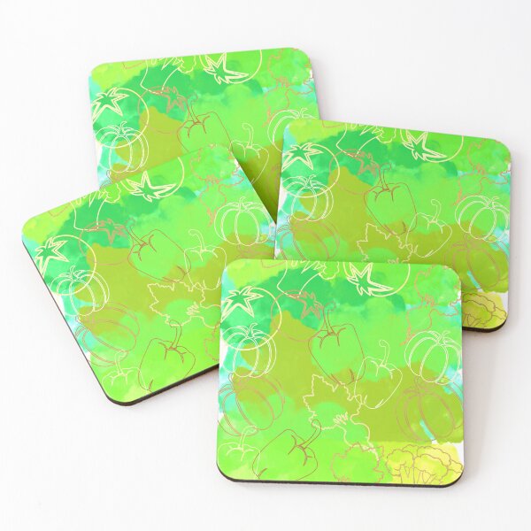 Item preview, Green green Veggie pattern designed and sold by Soumita.