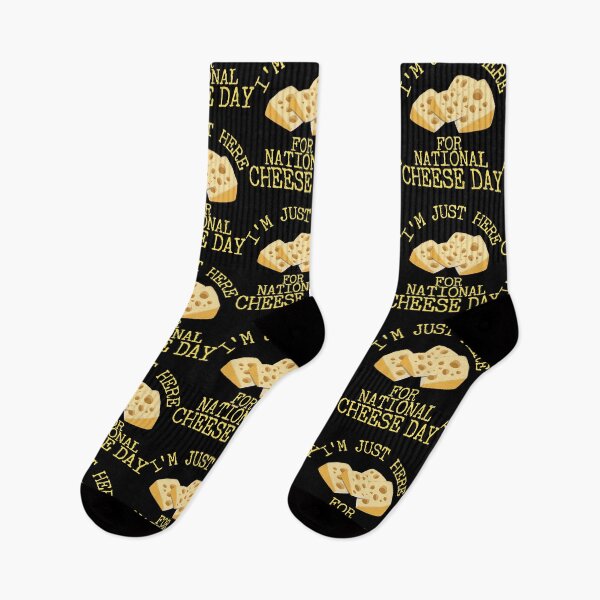 Item preview, I'm Just Here For National Cheese Day designed and sold by LarrysDesigns.