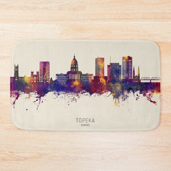 Item preview, Topeka Wyoming Skyline designed and sold by ArtPrints.