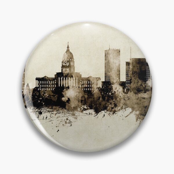 Item preview, Topeka Wyoming Skyline designed and sold by ArtPrints.
