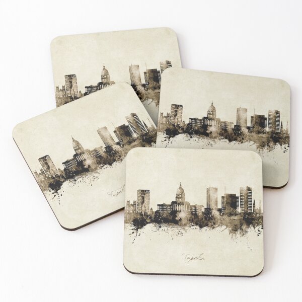Item preview, Topeka Wyoming Skyline designed and sold by ArtPrints.