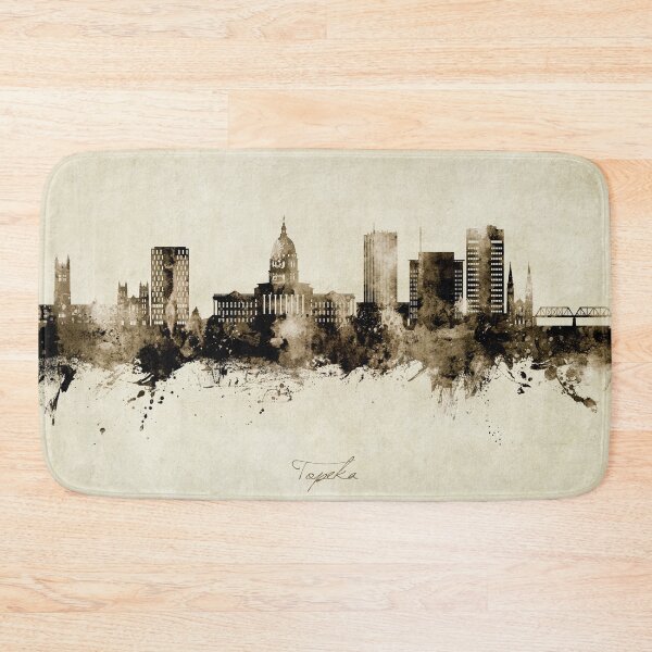 Item preview, Topeka Wyoming Skyline designed and sold by ArtPrints.
