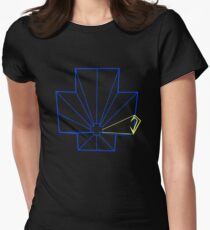 Tempest Arcade Vector Art Women's Fitted T-Shirt