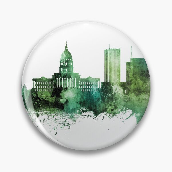 Item preview, Topeka Wyoming Skyline designed and sold by ArtPrints.