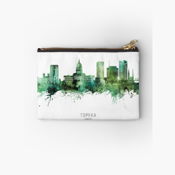 Artikelvorschau, Topeka Wyoming Skyline entworfen und verkauft von ArtPrints.