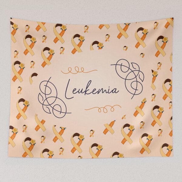 Item preview, Leukemia Awareness, Leukemia Ribbon Pattern designed and sold by AnsDesigns.