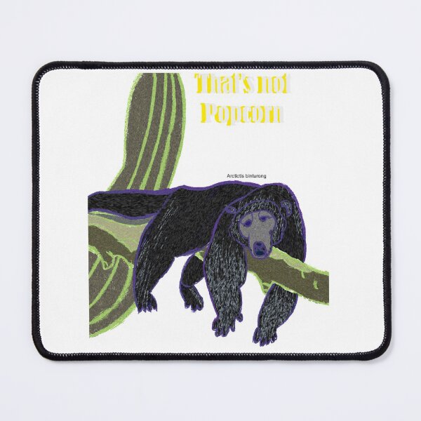 Item preview, Binturong not Popcorn designed and sold by NatureDesigned.